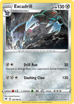 Excadrill — SWSH04: Vivid Voltage