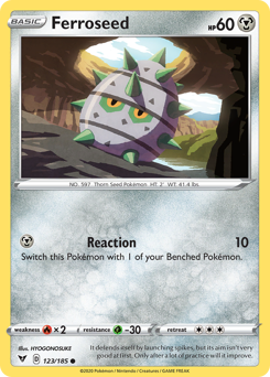 Ferroseed — SWSH04: Vivid Voltage