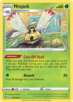 Ninjask — SWSH04: Vivid Voltage