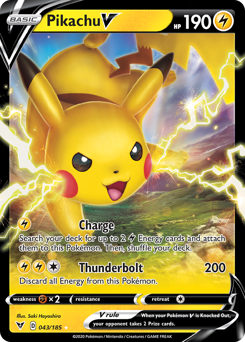 Pikachu V — SWSH04: Vivid Voltage