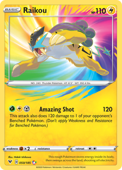 Raikou — SWSH04: Vivid Voltage