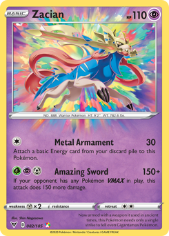 Zacian — SWSH04: Vivid Voltage