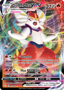 Cinderace VMAX — Shining Fates