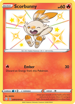 Scorbunny — Shining Fates: Shiny Vault
