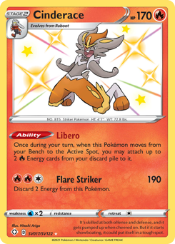 Cinderace card art