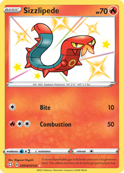 Sizzlipede — Shining Fates: Shiny Vault