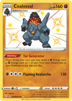 Coalossal — Shining Fates: Shiny Vault
