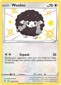 Wooloo — Shining Fates: Shiny Vault