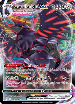 Corviknight VMAX — SWSH05: Battle Styles