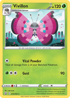 Vivillon — SWSH05: Battle Styles