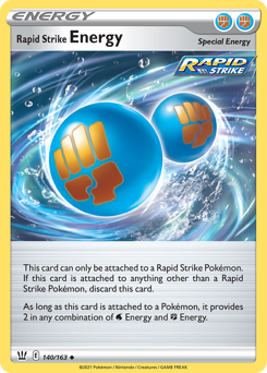 Rapid Strike Energy — SWSH05: Battle Styles
