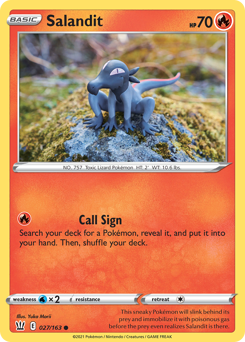 Salandit — SWSH05: Battle Styles