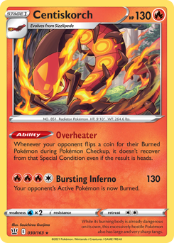 Centiskorch — SWSH05: Battle Styles