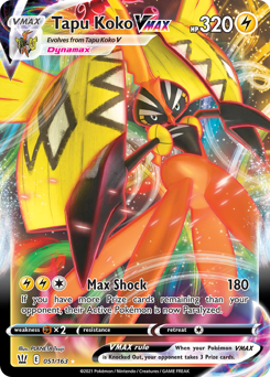 Tapu Koko VMAX — SWSH05: Battle Styles