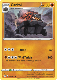 Carkol — SWSH05: Battle Styles