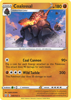 Coalossal — SWSH05: Battle Styles
