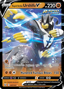Rapid Strike Urshifu V — SWSH05: Battle Styles