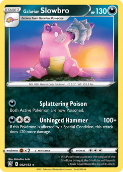 Galarian Slowbro — SWSH05: Battle Styles