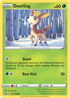 Deerling — SWSH06: Chilling Reign