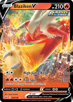 Blaziken V — SWSH06: Chilling Reign