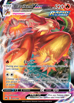Blaziken VMAX — SWSH06: Chilling Reign