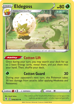 Eldegoss — SWSH07: Evolving Skies