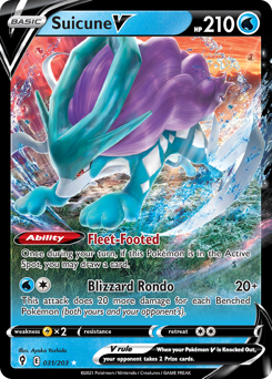 Suicune V — SWSH07: Evolving Skies