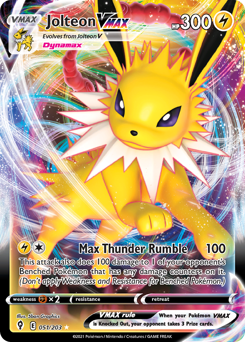 Jolteon VMAX — SWSH07: Evolving Skies