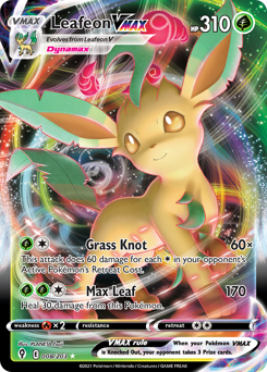 Leafeon VMAX card art