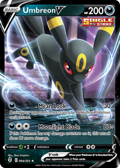 Umbreon V — SWSH07: Evolving Skies