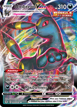 Umbreon VMAX card art