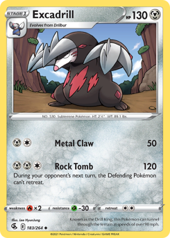 Excadrill — SWSH08: Fusion Strike
