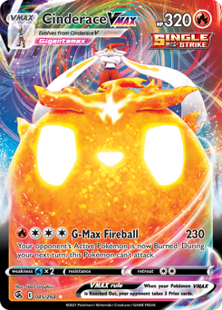 Cinderace VMAX — SWSH08: Fusion Strike