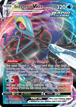 Inteleon VMAX — SWSH08: Fusion Strike