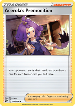 Acerola's Premonition — SWSH09: Brilliant Stars