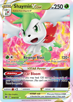Shaymin VSTAR — SWSH09: Brilliant Stars