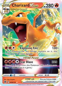 Charizard VSTAR — SWSH09: Brilliant Stars