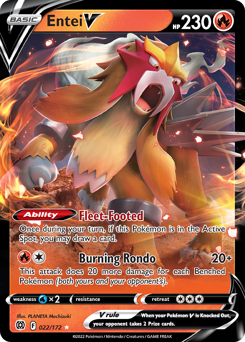 Entei V — SWSH09: Brilliant Stars