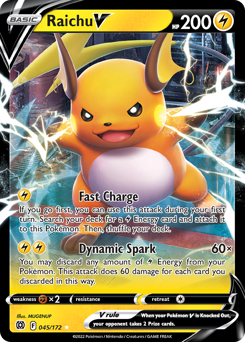 Raichu V — SWSH09: Brilliant Stars
