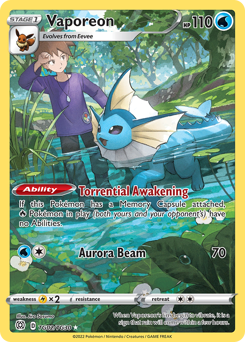 Vaporeon card art