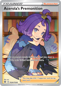 Acerola's Premonition — SWSH09: Brilliant Stars Trainer Gallery