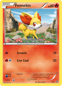 Fennekin — Kalos Starter Set
