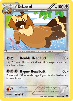 Bibarel — XY Base Set