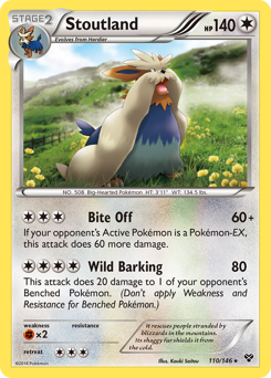 Stoutland — XY Base Set