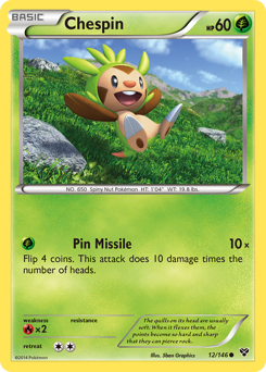 Chespin — XY Base Set