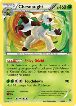 Chesnaught — XY Base Set
