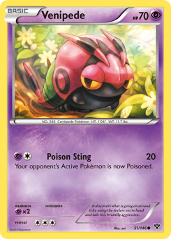 Venipede — XY Base Set