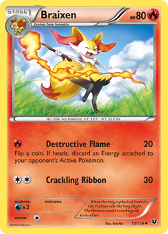 Braixen — XY - Fates Collide
