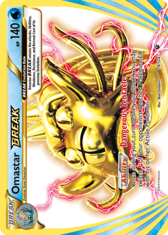 Omastar BREAK — XY - Fates Collide