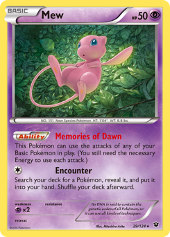 Mew card art
